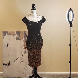 Premier Amour ombre sequence 3/4 dress